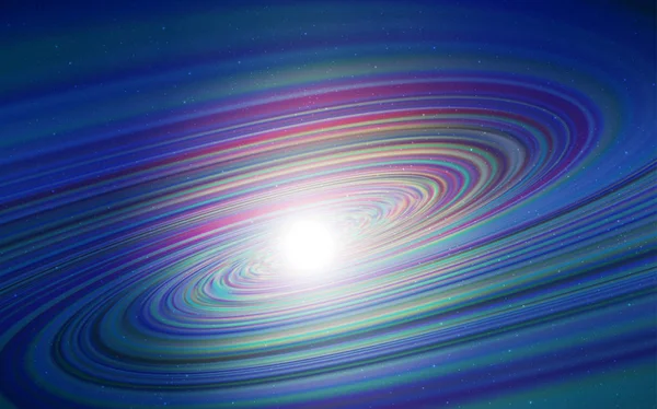 Dunkelrosa Blauer Vektorhintergrund Mit Astronomischen Sternen Leuchtende Farbige Illustration Mit — Stockvektor