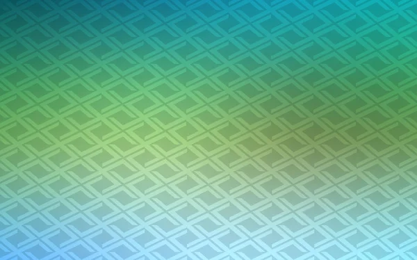 Azul Claro Textura Vectorial Verde Estilo Rectangular Rectángulos Sobre Fondo — Archivo Imágenes Vectoriales