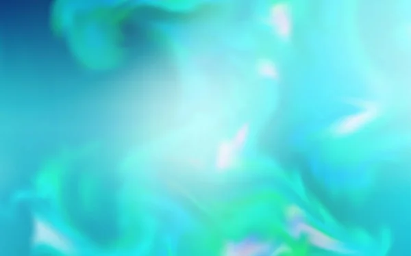Bleu Clair Vecteur Vert Fond Flou Coloré Illustration Abstraite Scintillante — Image vectorielle