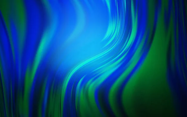 Vecteur Bleu Foncé Flou Motif Lumineux Illustration Abstraite Colorée Avec — Image vectorielle