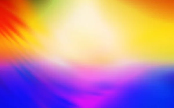 Светло Синий Желтый Вектор Цветного Размытия Обратной Стороны Блестящая Абстрактная — стоковый вектор