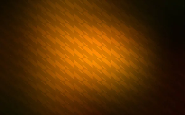 Diseño Vectorial Naranja Oscuro Con Líneas Planas Ilustración Abstracta Geométrica — Vector de stock