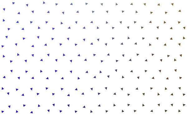 Jasnoniebieski Zielony Wektor Gradientu Szablonu Trójkątów Geometryczna Ilustracja Stylu Origami — Wektor stockowy