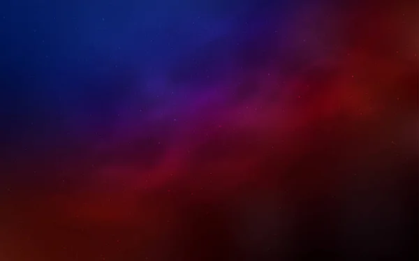 浅蓝色 红色矢量布局与宇宙恒星 空间恒星在模糊的抽象背景与梯度 天文学网站的模式 — 图库矢量图片