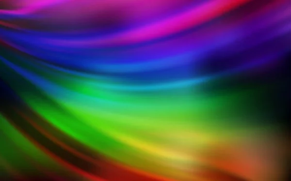 Dunkler Mehrfarbiger Vektor Glänzend Abstrakten Hintergrund Eine Völlig Neue Farbige — Stockvektor