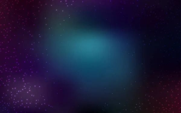 Dunkelblauer Vektorhintergrund mit astronomischen Sternen. — Stockvektor