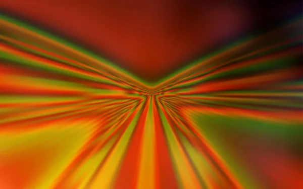 Gabarit Vectoriel Orange Foncé Avec Lignes Rondes Illustration Abstraite Colorée — Image vectorielle
