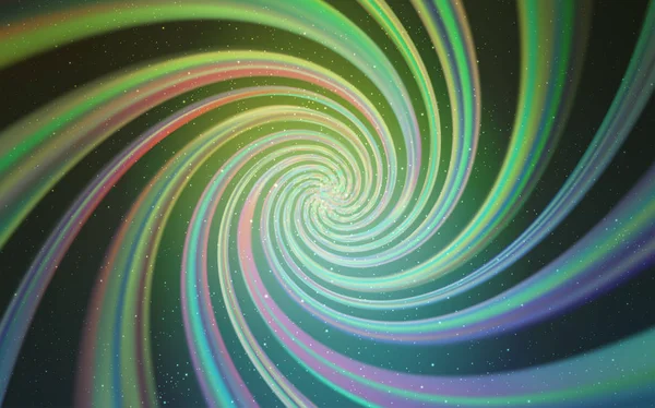 Açık mavi, astronomik yıldızlar ile yeşil vektör arka plan. Parlak astronomik yıldızlar ile renkli Illustration Shining. Reklam, poster, afiş için en iyi tasarım.