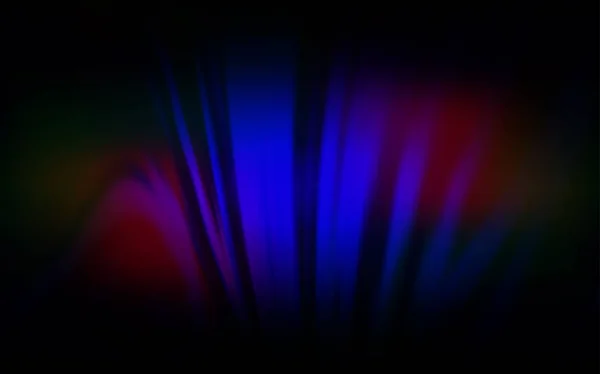 Modèle Lumineux Flou Bleu Foncé Vecteur Rouge Illustration Abstraite Scintillante — Image vectorielle