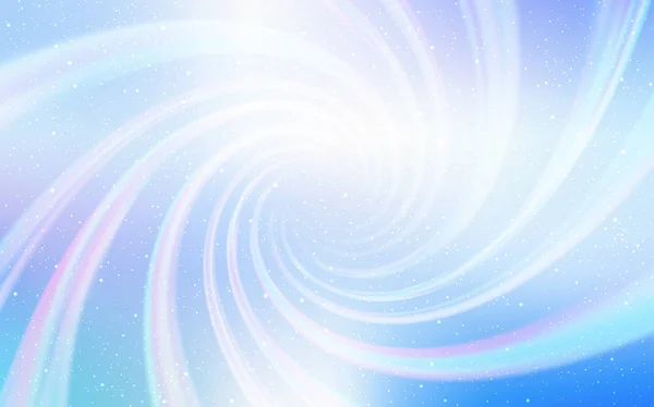 浅粉红色 蓝色矢量背景与银河星 闪光的抽象插图与多彩的宇宙恒星 占星学网站模式 — 图库矢量图片