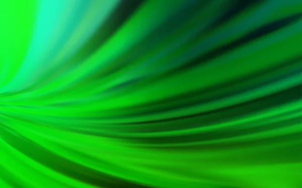 Ciemny Zielony Wektor Niewyraźne Tło Lśniąca Kolorowa Ilustracja Inteligentnym Stylu — Wektor stockowy
