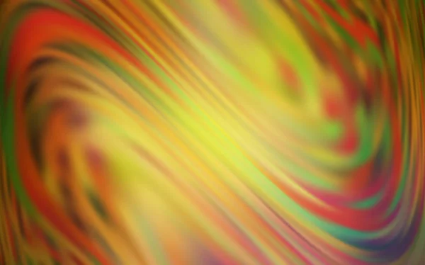 Mörkgrön Gul Vektor Abstrakt Ljus Mall Abstrakt Färgglad Illustration Med — Stock vektor