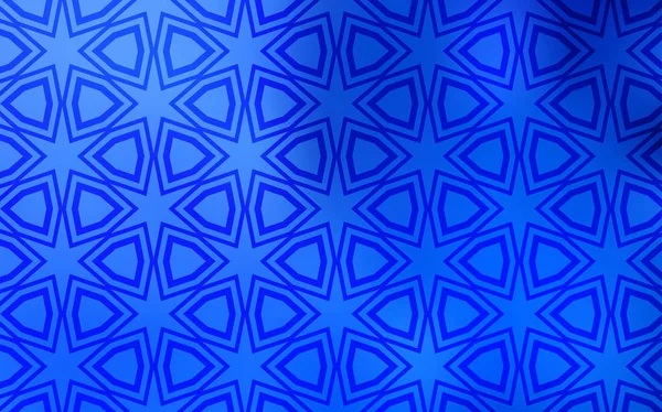 空の星と光の青いベクトル テンプレート 星とシンプルなスタイルでぼやけた装飾的なデザイン 販売携帯電話の背景テンプレート — ストックベクタ