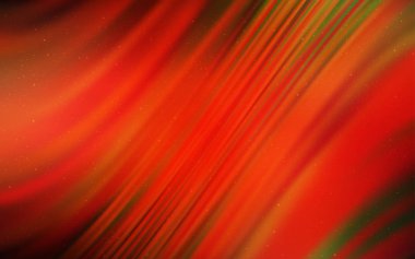 Işık kırmızı vektör arka plan gökada yıldız ile.