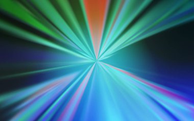 Açık mavi, yeşil vektör soyut düzeni. Gradyan ile zarif parlak bir çizim. Marka defteriniz için yeni stil tasarımı.