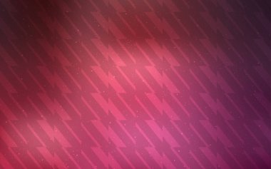 Açık pembe, tekrarlanan sopa ile kırmızı vektör şablonu. Çizgiler ile basit tarzda bulanık dekoratif tasarım. İş reklamınız için akıllı tasarım.