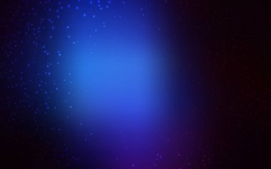 Gece gökyüzü desenle koyu mavi vektör yıldız.