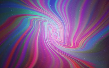 Açık Mor, kozmik yıldızlı pembe vektör düzeni. Büyük Ayı yıldızlı modern soyut illüstrasyon. İş ilanınız için akıllı tasarım.