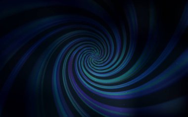 Gece gökyüzü yıldızlı koyu mavi vektör deseni. Soyut şablonda gökyüzü yıldızlarıyla parlayan illüstrasyon. Reklamınız, posteriniz, afişiniz için en iyi tasarım.