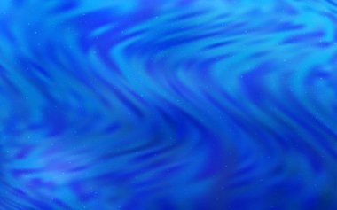 Kozmik yıldızlarla ışık Mavisi vektör düzeni. Büyük Ayı yıldızlı modern soyut illüstrasyon. Fütürist reklamlar ve kitapçıklar için şablon.