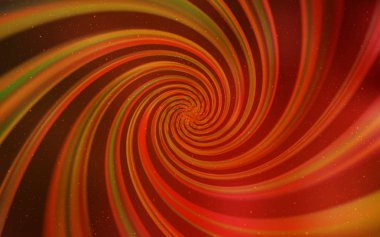 Galaksi yıldızları ile açık turuncu vektör arka plan. Büyük Dipper yıldızları ile modern soyut Illustration. Astroloji Web siteleri için desen.