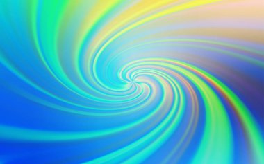 Açık mavi, bükülmüş çizgiler ile yeşil vektör doku. Basit tarzda renkli Illustration Shining. Reklam, poster, afiş için yepyeni tasarım.