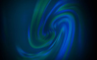 Koyu mavi vektör parlak deseni bulanıklaştırdı. Görüntü stili ve gradyanı olan yeni renkli çizimler. Marka kitabınız için yeni biçim tasarımı.