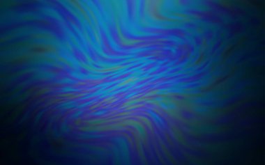 Koyu mavi vektör soyut parlak şablonu bulanıklaştırdı. Gradyan tasarımlı, soyut, ışıltılı çizimler. Marka kitabı için zarif bir arkaplan.