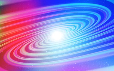 Gece gökyüzü yıldızları ile ışık Multicolor vektör deseni. Soyut şablonda gökyüzü yıldızlarıyla Shining Illustration. Futuristik reklam, kitapçıklar için desen.