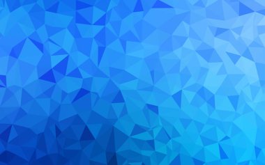 Açık mavi vektör üçgen arka plan parlayan. Üçgenler ile modern soyut illüstrasyon. Web siteniz için yeni bir doku.