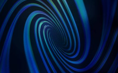 Uzay yıldızları ile koyu mavi vektör şablonu. Soyut şablonda gökyüzü yıldızlarıyla Shining Illustration. Futuristik reklam, kitapçıklar için desen.