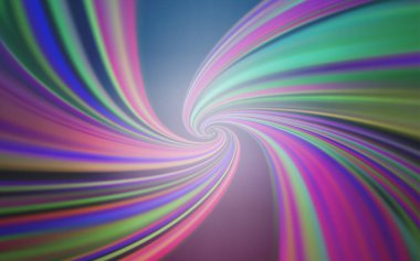 Açık pembe, alaycı hatları ile mavi vektör şablonu. Gradyan ile zarif parlak bir çizim. İşletmeniz için en iyi renkli tasarım.