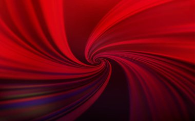 Kavisli çizgiler ile koyu kırmızı vektör zemin. Degrade ile basit tarzda renkli Illustration. İş tasarımınız için desen.