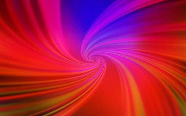 Koyu pembe, bükülmüş çizgiler ile kırmızı vektör düzeni. Degrade çizgiler ile renkli soyut Illustration. İşletmeniz için tamamen yeni bir tasarım.