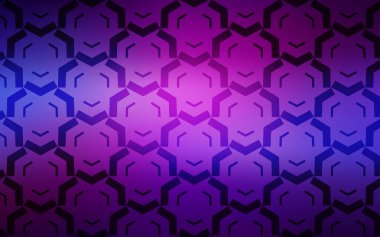 Açık Mor, eğri çizgileri olan pembe vektör şablonu.