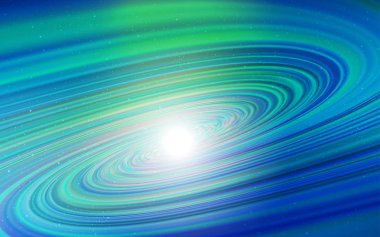 Açık mavi, yeşil vektör doku Samanyolu yıldız ile. Büyükayı yıldız ile modern soyut resim. Desen astronomi Web siteleri için.