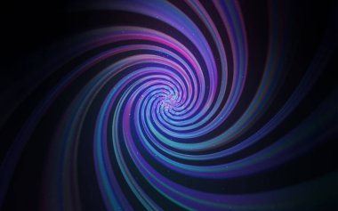 Koyu pembe, Samanyolu yıldızlarıyla mavi vektör dokusu. Degrade ile bulanık soyut arka planda uzay yıldızları. Astroloji Web siteleri için desen.