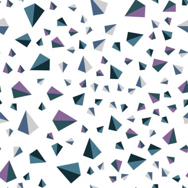 Açık mavi, kırmızı vektör Dikişsiz, çizgiler, üçgenler ile izometrik zemin. Renkli üçgenler kümesi ile çizim. Kartvizitler, Web siteleri için şablon.