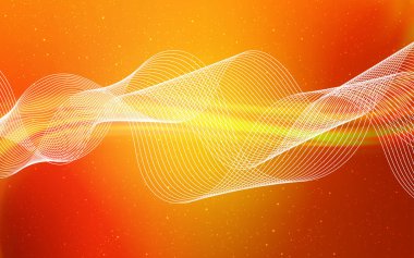 Açık turuncu vektör parlak soyut düzeni. Degrade ile soyut renkli illüstrasyon. İşletmeniz için yeni tasarım.