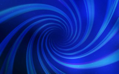 Uzay yıldızlı hafif Mavili vektör şablonu. Bulanık dekoratif tasarım galaksi yıldızlarıyla basit bir stilde. İş ilanınız için akıllı tasarım.