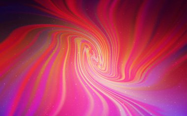 Açık Pembe, astronomik yıldızlı sarı vektör arkaplan. Parlak astronomik yıldızlı parlak renkli çizimler. İş ilanınız için akıllı tasarım.