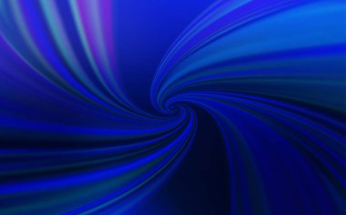 Kavisli çizgiler ile koyu mavi vektör arka plan. Degrade çizgiler ile renkli geometrik örnek. Web siteniz için soyut tasarım.