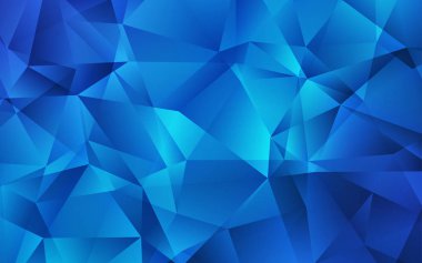 Hafif BLUE vektörü düşük poli dokusu.