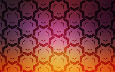 Açık pembe, alaycı hatları ile sarı vektör arka plan. Degrade ile soyut tarzda geometrik Illustration. Marka kitabı için zarif desen.