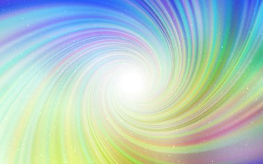 Samanyolu yıldızlar ile ışık Multicolor vektör doku. Parlak astronomik yıldızlar ile renkli Illustration Shining. Astronomi Web siteleri için desen.