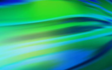 Açık mavi, yeşil vektör renkli bulanık arkaplan. Parlak renkli bir illüstrasyon. Bir cep telefonu için arka plan.