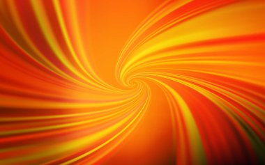 Alaycı hatları ile koyu turuncu vektör arka plan. Gradyan ile bir sirkumfleks soyut Illustration. Reklam, poster, afiş için yepyeni tasarım.