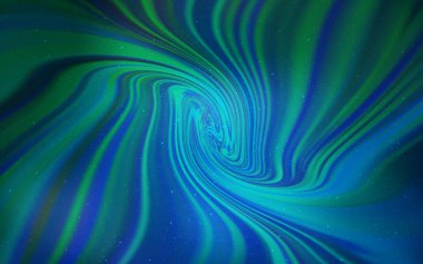 Samanyolu yıldızlı açık mavi vektör dokusu. Bulanık arkaplandaki ve gradyanı olan uzay yıldızları. Reklamınız, posteriniz, afişiniz için en iyi tasarım.