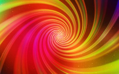 Kozmik Yıldızlar ile Dark Multicolor vektör düzeni. Galaksi yıldızları ile basit tarzda bulanık dekoratif tasarım. Astroloji Web siteleri için desen.