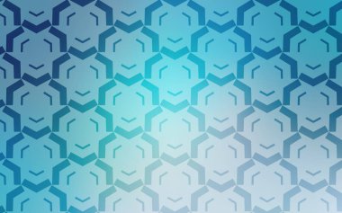 Bükülmüş çizgilerle hafif Mavili vektör arkaplanı.